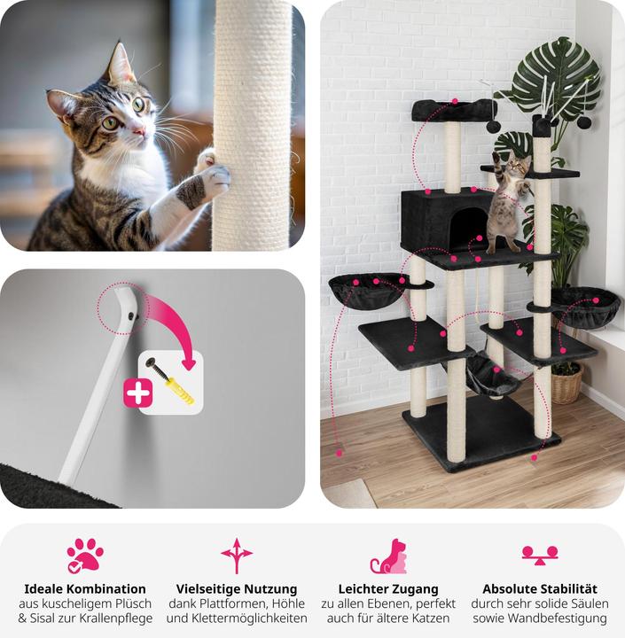 Image du produit tectake Lilou (165 cm, Noir)