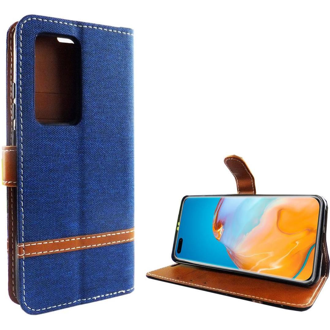 Thumbnail - König Design Hülle Handy Schutz für Huawei P40 Pro Case Cover Tasche Wallet Etui Handyhülle (Huawei P40 Pro+), Smartphon...