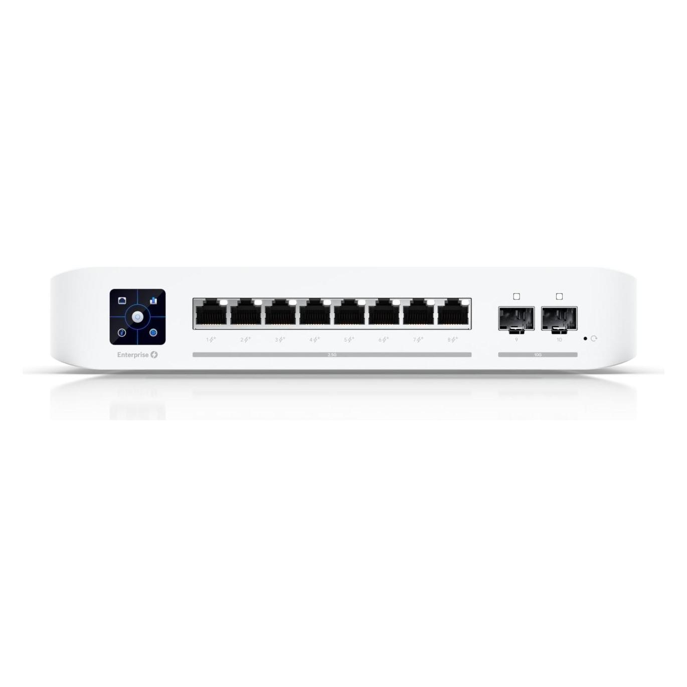 Ubiquiti Enterprise 8 PoE (10 Ports), Netzwerk Switch, Weiss