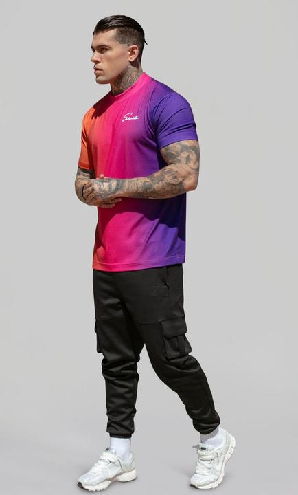 Produktbild Siksilk T-Shirt Script Fade T-Shirt in Pink, Purple (M)