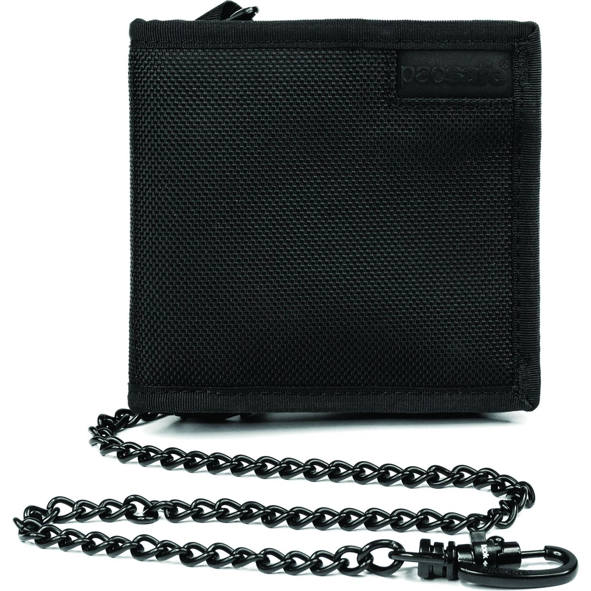 Pacsafe, Herren, Portemonnaie, RFIDsafe Z100 bifold, Schwarz