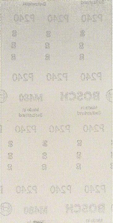 Image du produit Bosch Professional Zubehör EXPERT M480 Filet abrasif, 115 x 107 mm, G 240, 50 pièces (K240)