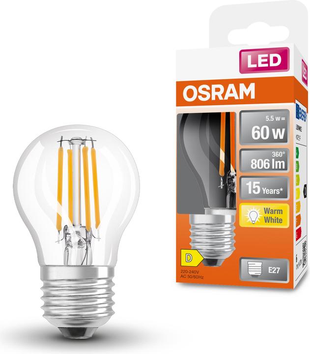Productafbeelding Osram Ster Klassieker P (E27, 60 W, 806 lm, 1 x, D)