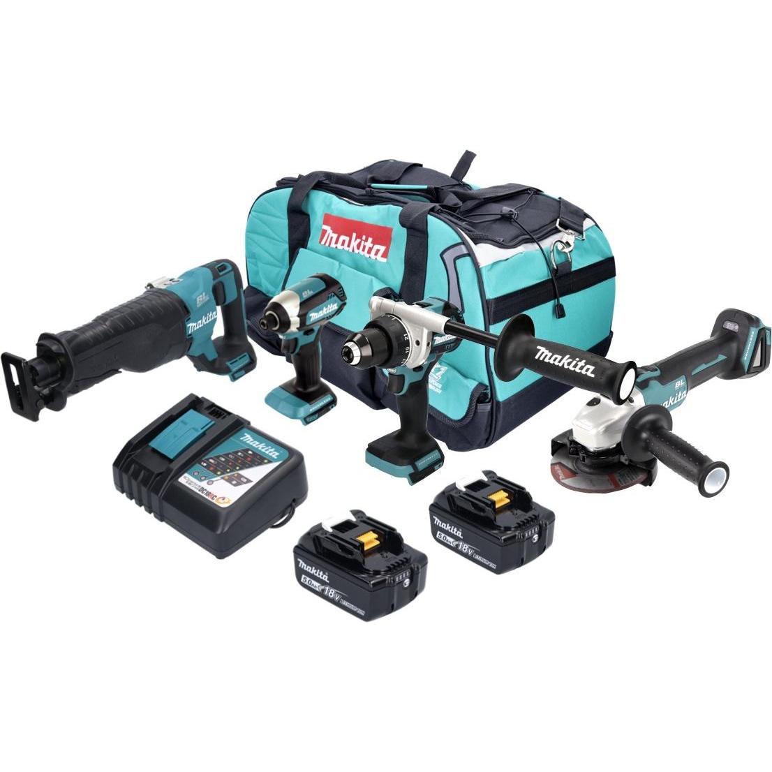Thumbnail - Makita, Elektrowerkzeug Set, DLX4157TX1