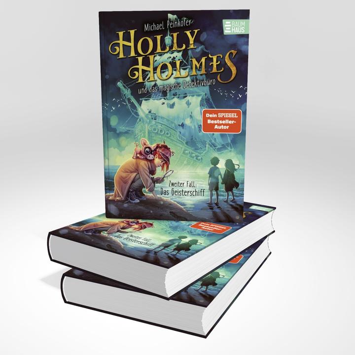 Productafbeelding Holly Holmes und das magische Detektivbüro - Zweiter Fall: Das Geisterschiff (Helge Vogt, Michael Peinkofer, Duits)