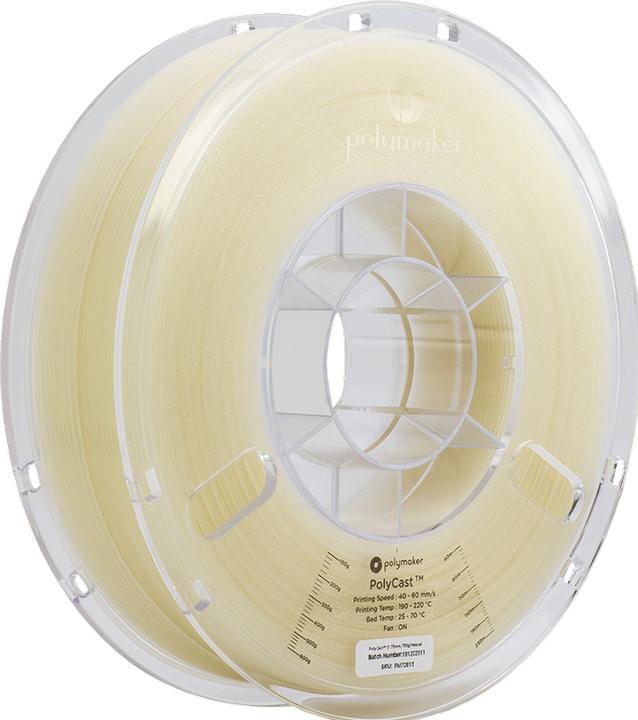 Immagine prodotto Polymaker PolyCast - Naturale - 1.75mm (1.75 mm, 750 g)