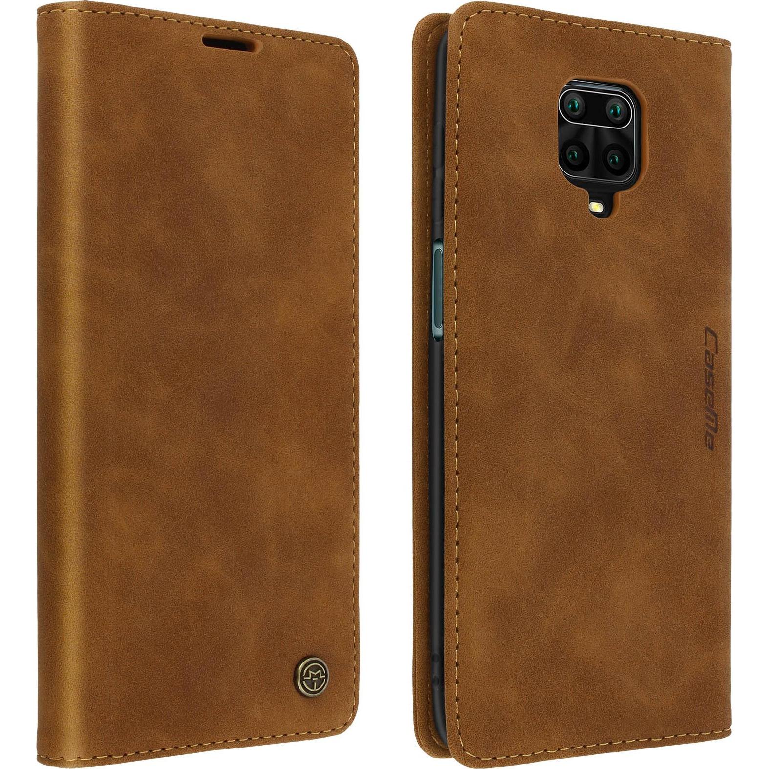 Caseme Kazam Series (Xiaomi Redmi Note 9S), Smartphone Hülle, Braun