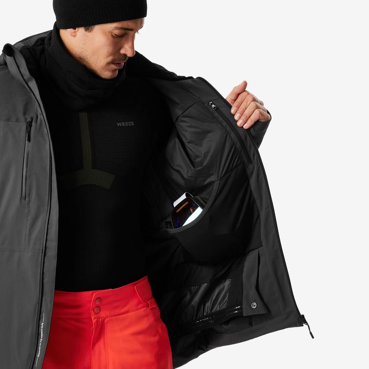 Produktbild Wedze Skijacke Herren wasserdicht und strapazierfähig - 500 Sport schwarz (L)