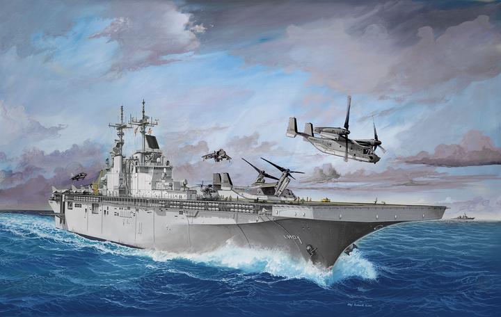Actual product image Revell Assault Carrier USS WASP CLASS