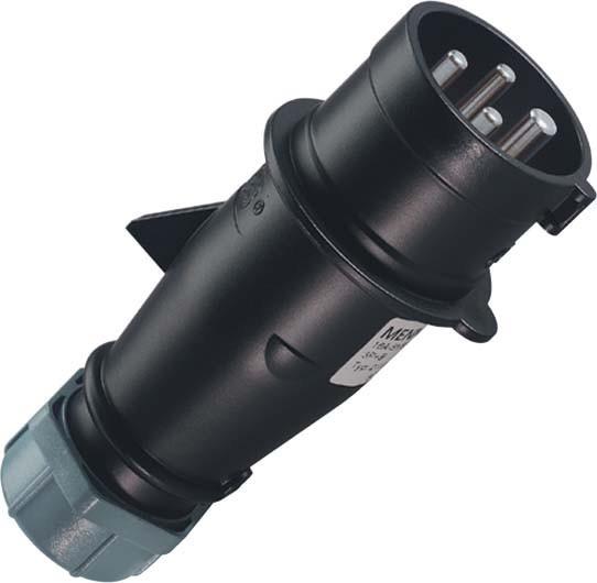 Mennekes MEN 20844 CEE-Stecker 16A 4p 7H 500V
