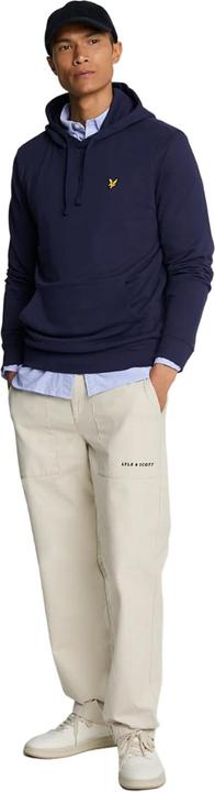 Actual product image Lyle and Scott Mens Pullover Hoodie (S)