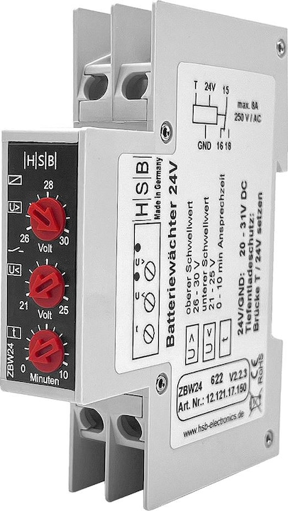 Image du produit Westech Surveillance de la tension 24V