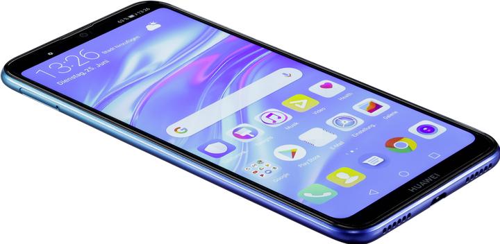 Actual product image Huawei Y7 2019 aurora blue (32 GB, Aurora Blue, 6.26", Hybrid Dual SIM, 4G)