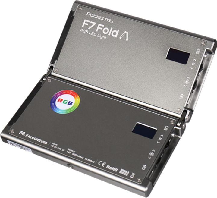 Produktbild Falcon Eyes RGB LED Lampe PockeLite F7 Fold (Studioleuchte, Videoleuchte)