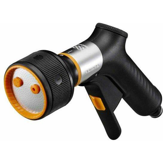 Fiskars, Ugelli + Vaporizzatori giardino, Pistola a spruzzo, FiberComp, 3 funzioni, flusso infinitamente variabile, blocco on/off