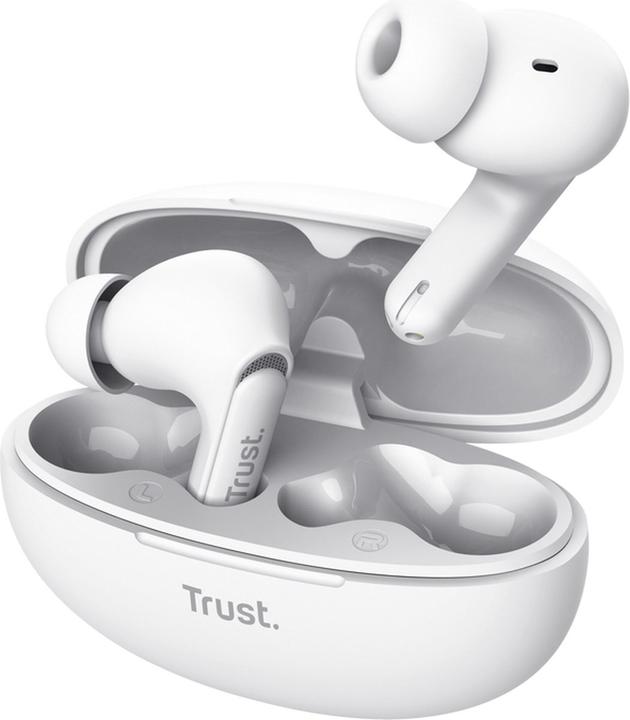 Actual product image Trust Yavi Bt Enc Earbuds White (ANC, 23 h, Wireless)