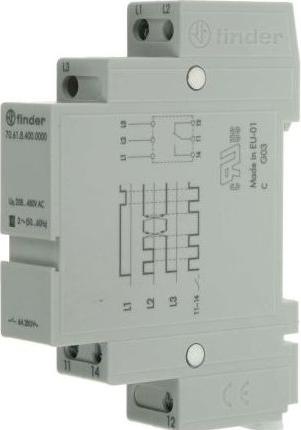 Produktbild Finder Netzüberwachungsrelais 70.61.8.400.0000 70.61.8.400.0000 3-Phasen-Netzüberwachung (208
