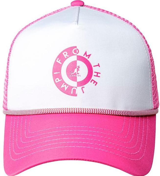 Electric Pink, White
