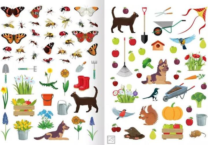 Produktbild Erstes Stickern – Im Garten (Deutsch, Timo Schumacher, 2022)