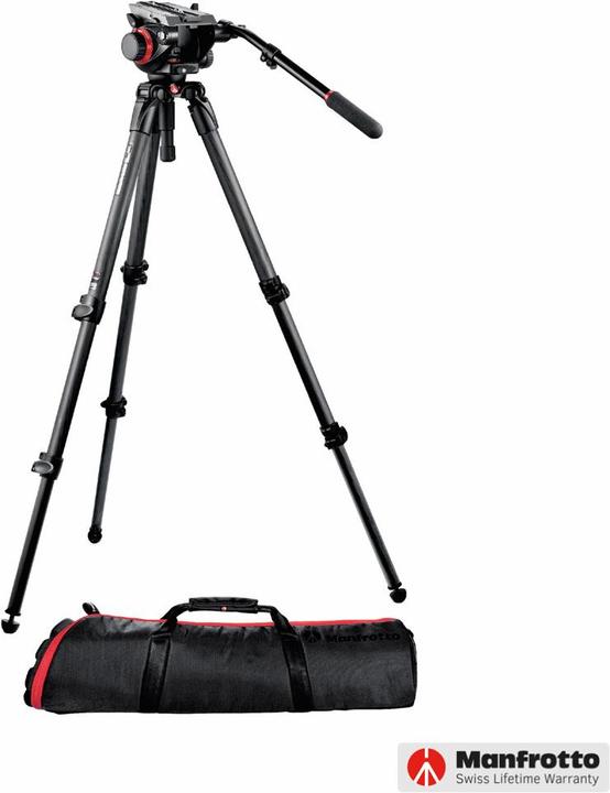 Produktbild Manfrotto Set, 504HD Neiger, 535K Stativ, MBAG100PN Tasche