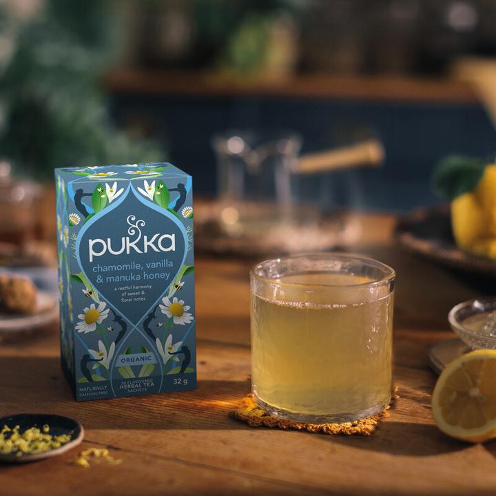 Image du produit Pukka Kamille, Vanille und Manuka-Honig (77 g)