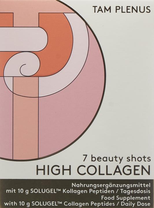 Actual product image Tam Plenus High Collagen Beauty Shots (7 Piece, Ampoule, 292 g)