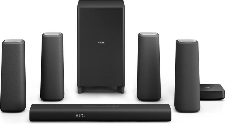 Actual product image Philips CSS5530B - Zenit home cinema speaker system