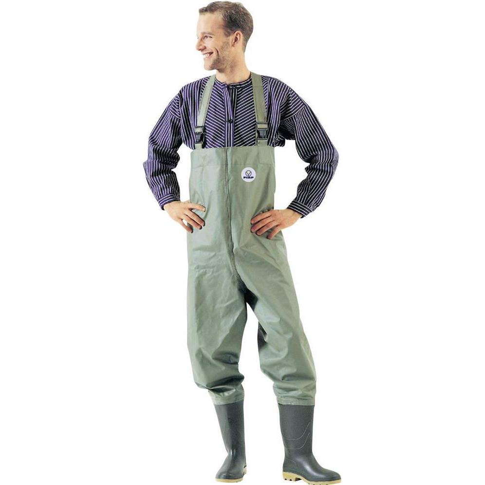 Fiap, Pantaloni da lavoro, 1757 Wathose Schuhgroesse EU 46 Olivgrün (46)