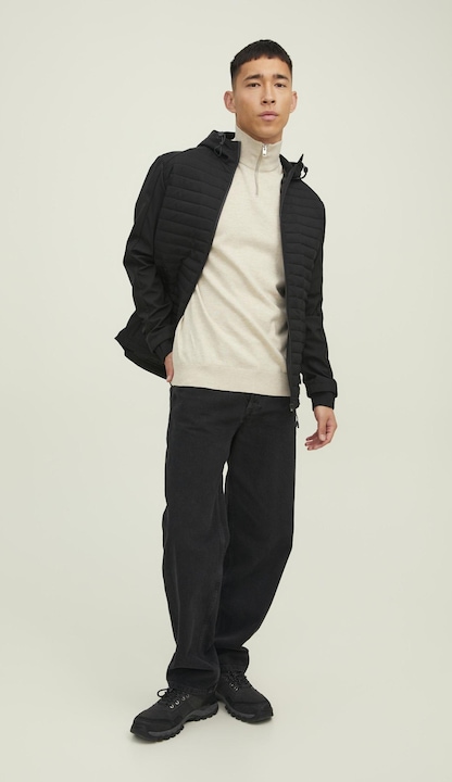 Immagine prodotto Jack & Jones Maglia con mezza zip (XS)