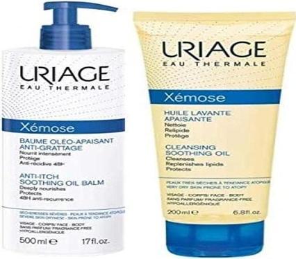 Image du produit Uriage Xemose Balsamo Oil 500ml + Xemose Oil Cleanser 200ml Promo (Kit de soins capillaires)