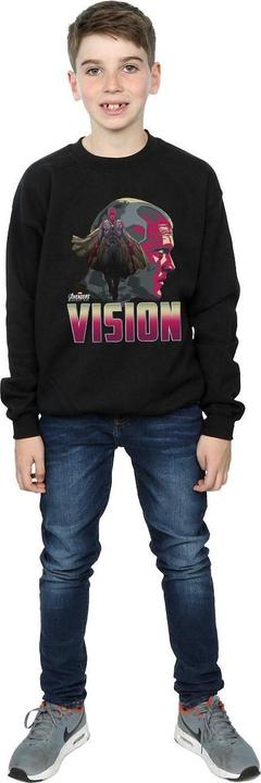 Actual product image Boys Avengers Infinity War Vision Character Sweatshirt (152, 158)