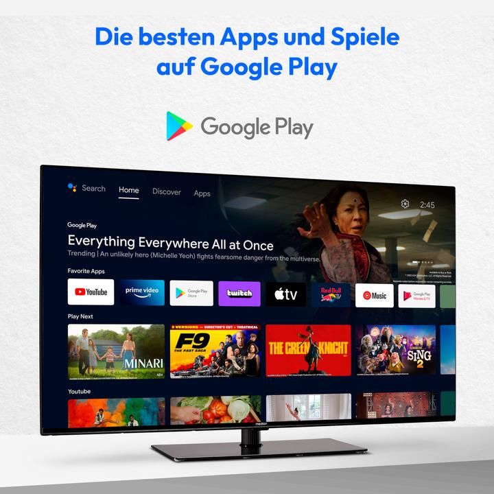 Produktbild Medion LIFE® X14371 (MD 30921) Android TV (43", LCD, 4K)
