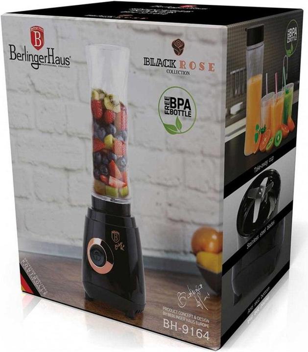Actual product image BerlingerHaus BLENDER BH-9164 Black ROSE (250 W)