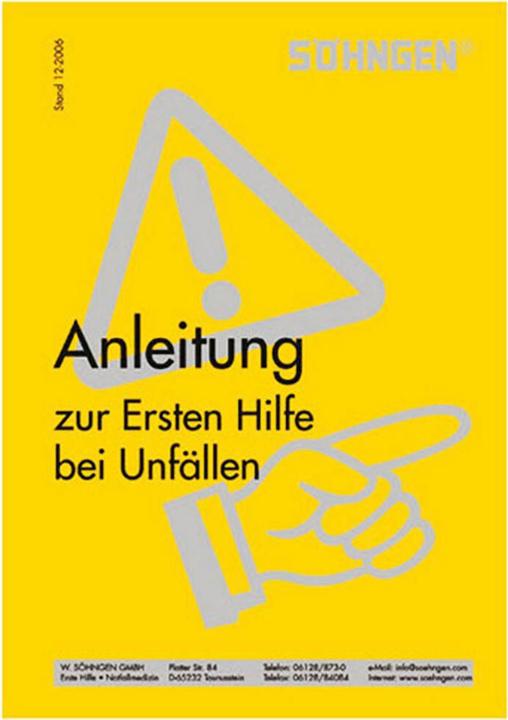 Productafbeelding Söhngen Eerstehulpgids, 1 st. (Eerste Hulp Kit Accessoires)