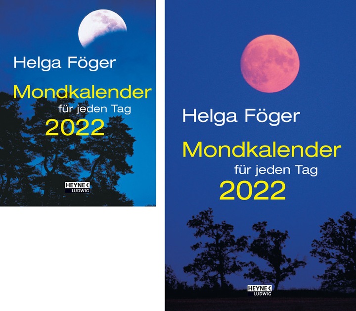 Heyne Ludwig Maankalender voor elke dag (13 x 21 cm, Duits)