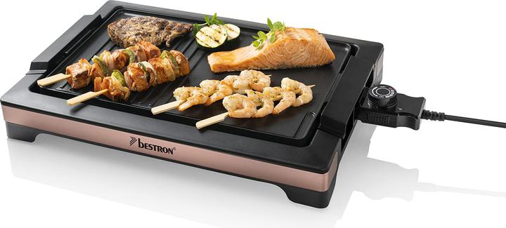 Bestron ABBQ2000CO Gril à raclette, bronze