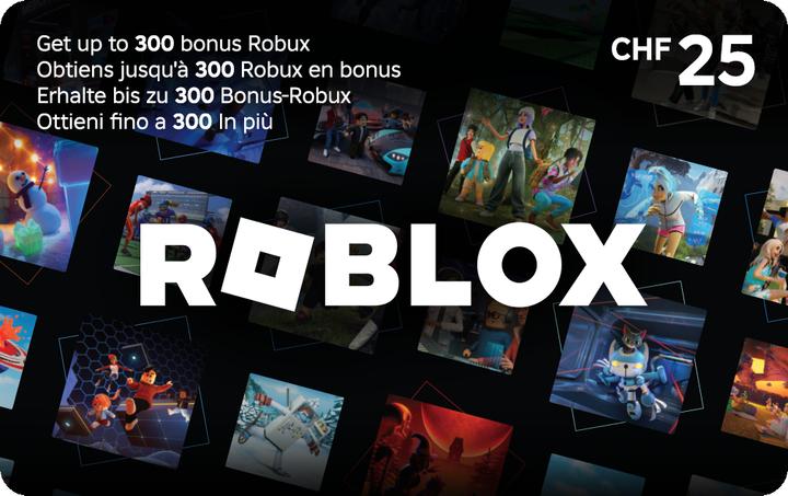 Roblox Guthabenkarte (25 CHF)