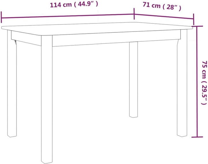 Produktbild VidaXL Joost (114 x 71 x 75 cm)