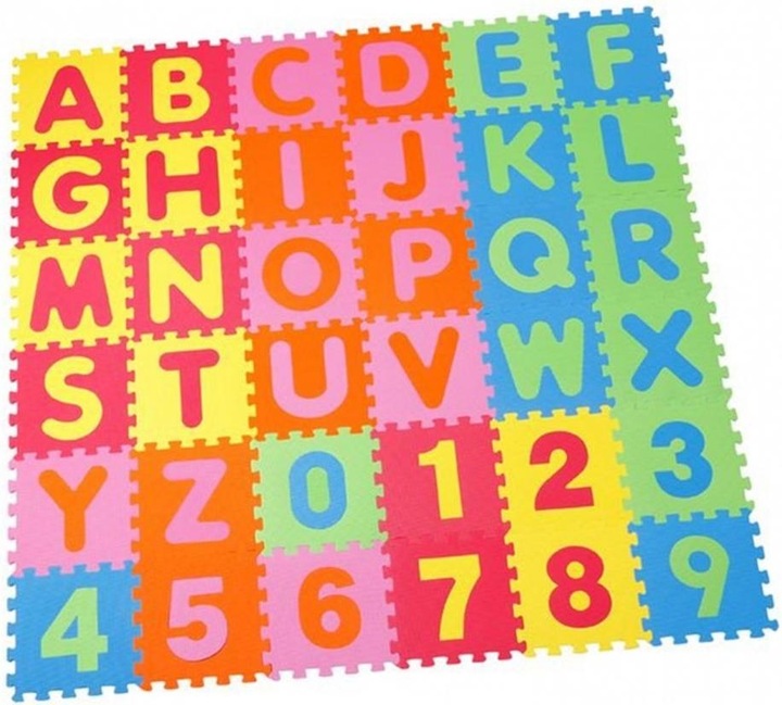 Actual product image Knorrtoys Alphabet and numbers (30 x 30 cm)