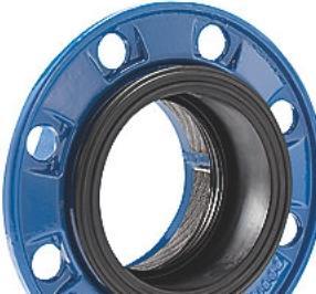 Immagine prodotto AVK flangia combinata in PE e PVC RØR PN10/16 DN80 mm Ø90 mm