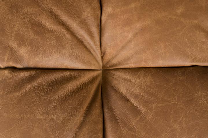 Produktbild Dutchbone Sofa Hackman 3-Seater Leather Cognac (3-Sitzer)