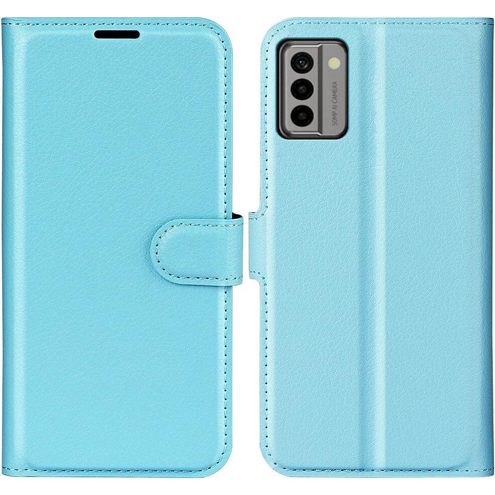 Cover-Discount Nokia G22 - Leder Etui Hülle blau (Nokia G22), Smartphone Hülle, Blau