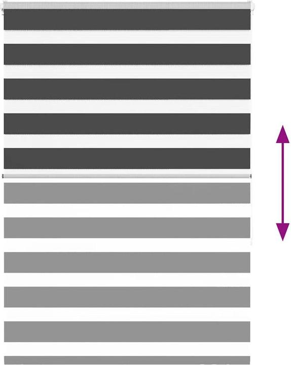 Produktbild vidaXL Zebra-Jalousie (115 x 150 cm)