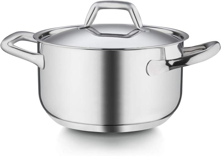 Produktbild Barazzoni Kochgeschirr-Set für Induktion, spülmaschinenfest, italienische Herstellung (Kochtopf, Edelstahl)