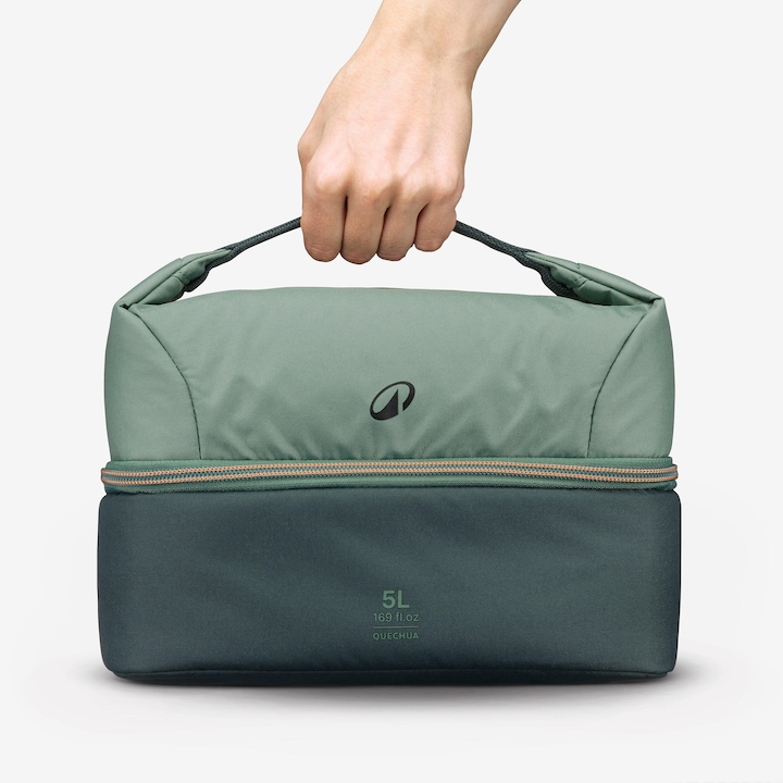 Produktbild Quechua Lunchbox Isolierbox 5 l inkl. 1-l-Lebensmitteldose aus Kunststoff - 100 (5 l)