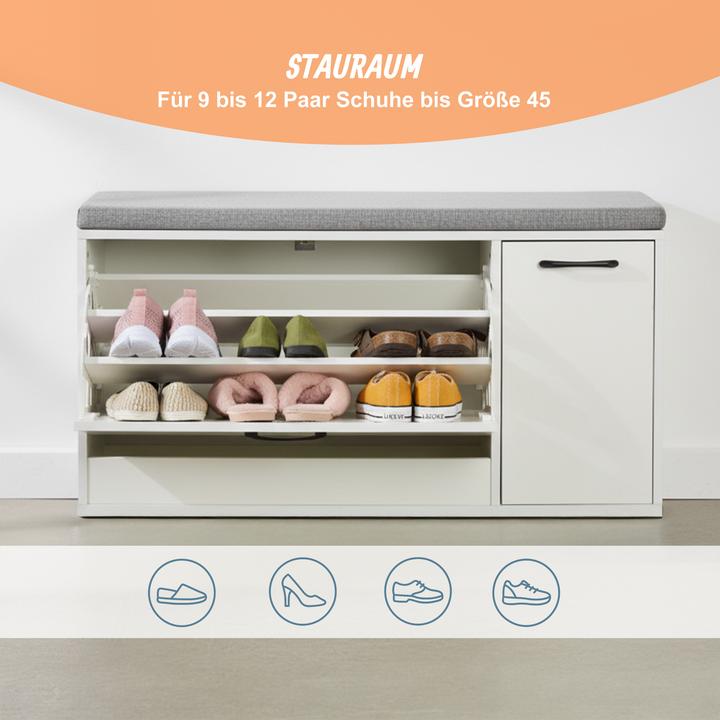 Image du produit Relaxdays Étagère à chaussures (100 x 37 x 53 cm)