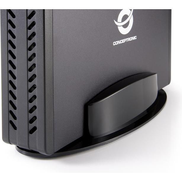 Conceptronic 3,5-Zoll-HDD-Festplatte (CHD3SU) (3.5"), Festplattengehäuse, Schwarz