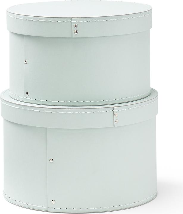 Kids Concept avec couvercle rond, vert clair (25 x 25 x 16,5 cm)