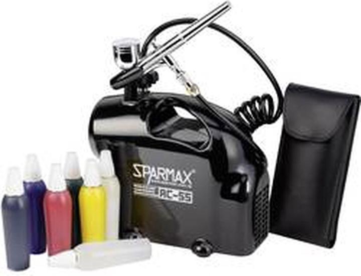 Actual product image Sparmax Airbrush beginner set