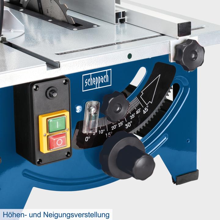Actual product image Scheppach HS80 Circular Table Saw 230V 50Hz 1200W - 210mm